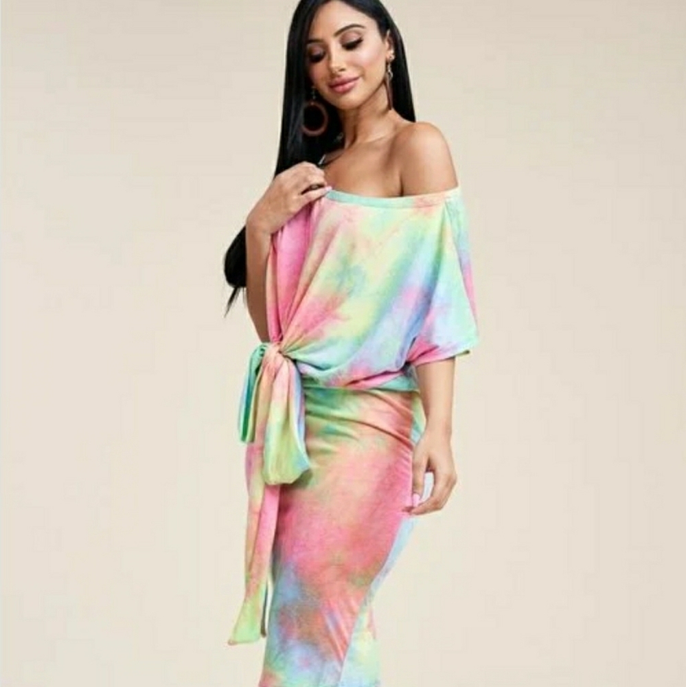 Tie dye dress